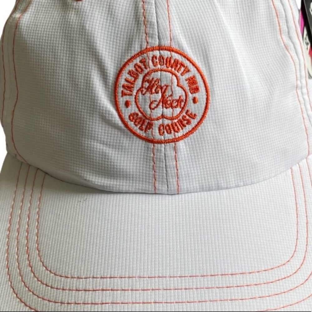 Imperial Scotchguard Talbot County Maryland Gold Course Cap NWT